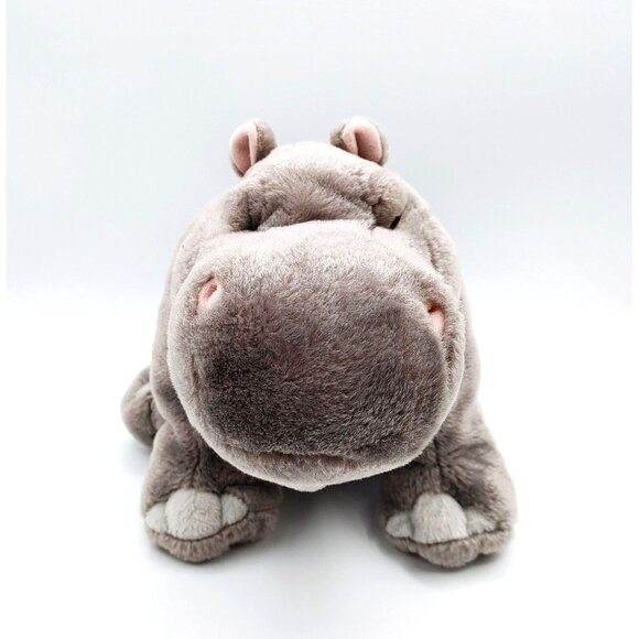 Wild Republic Gray Hippo Hippopotamus Plush Stuffed Animal Toy 13" - Picture 2 of 5